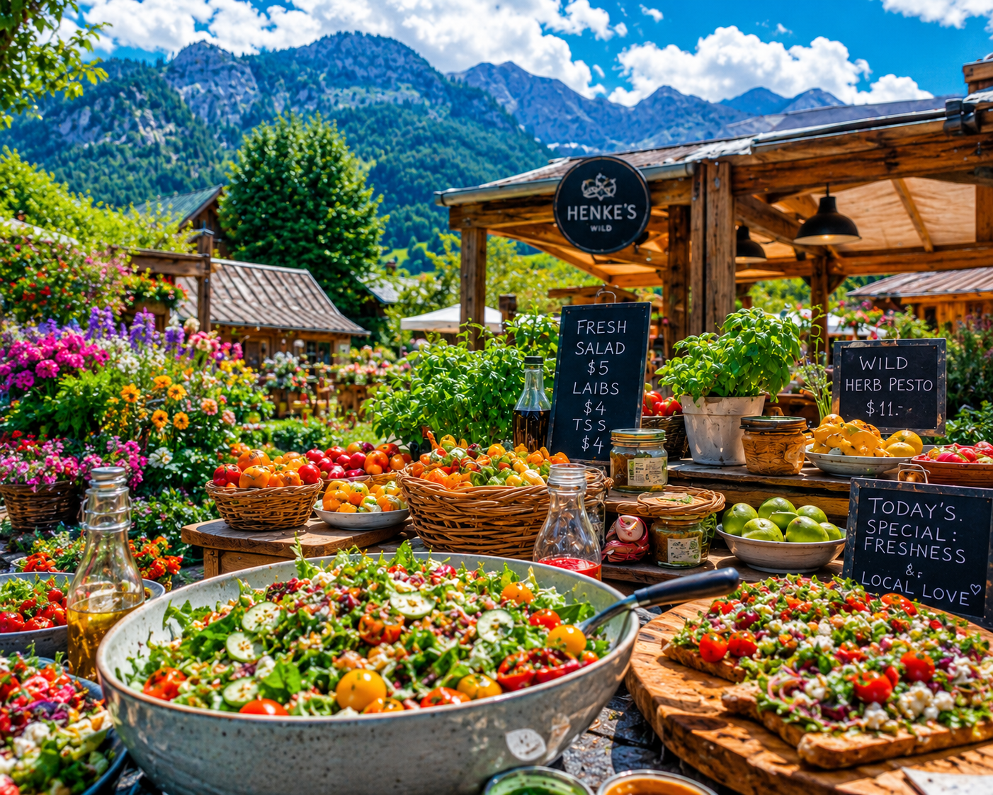 Alpine farmers market