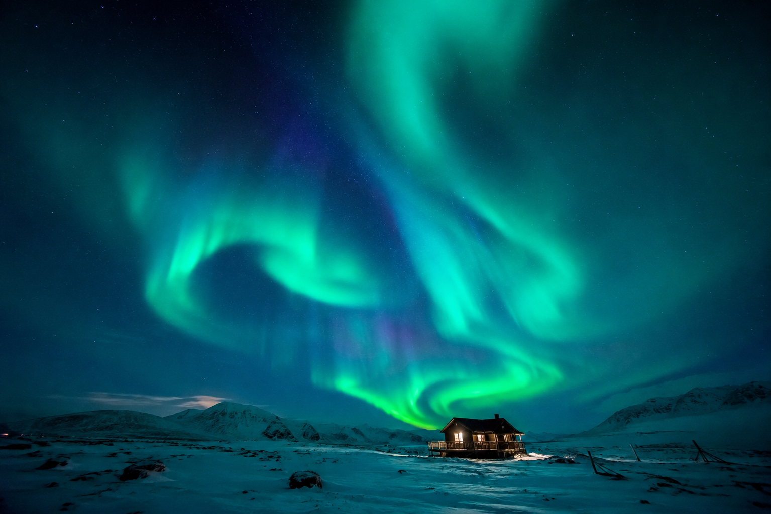 Northern Lights, Arctic Circle