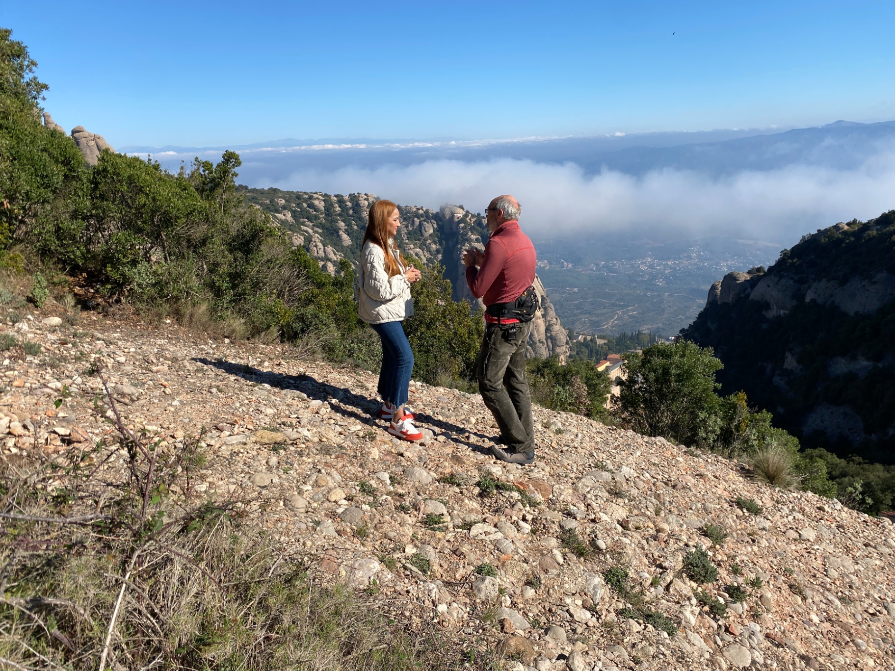 Exploring Montserrat, Spain
