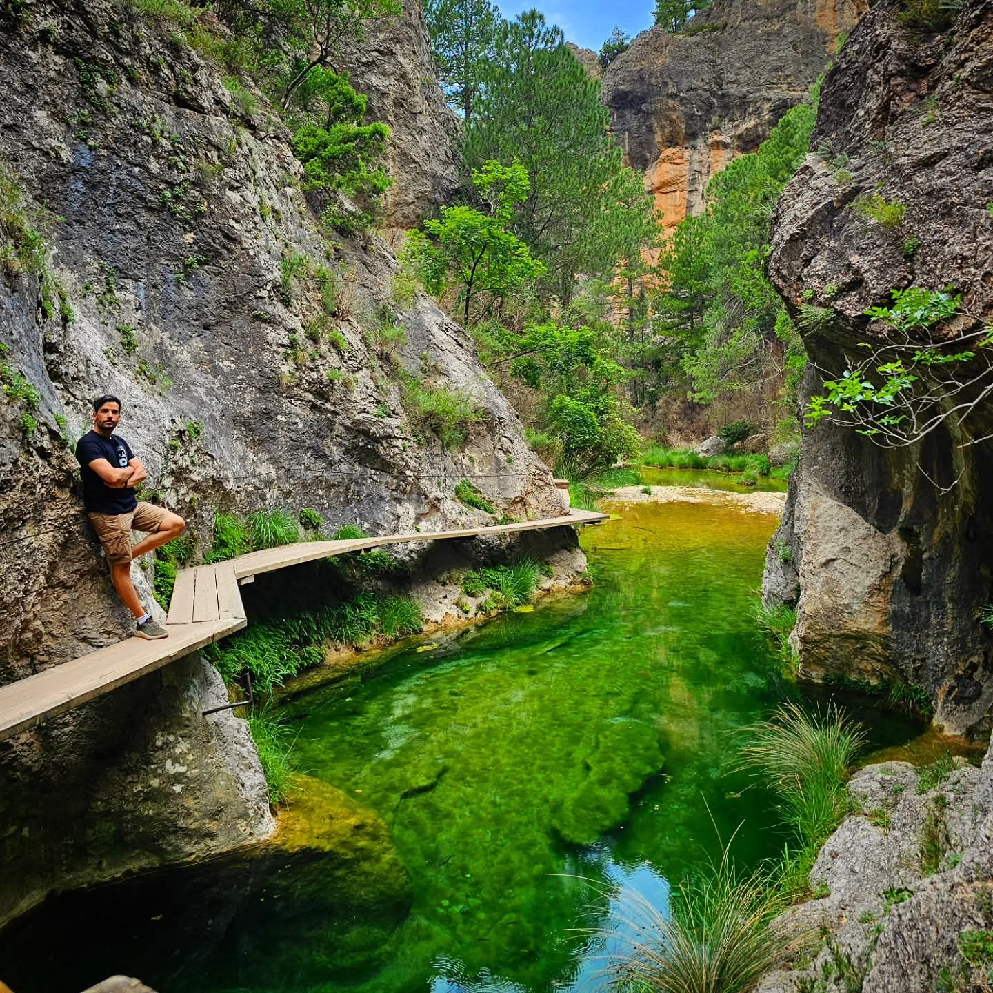 Hidden canyon, Spain