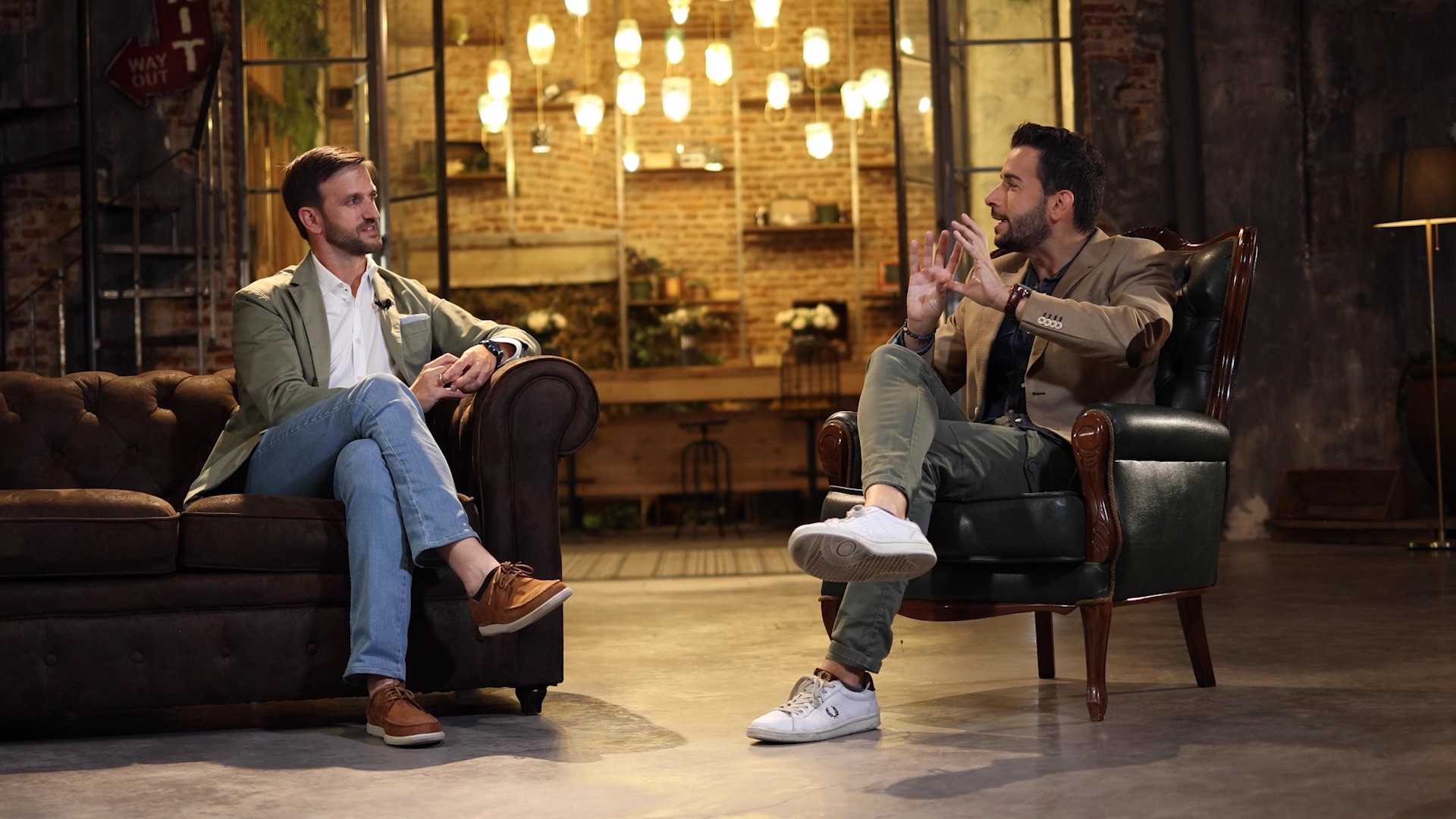 Entrevista en estudio