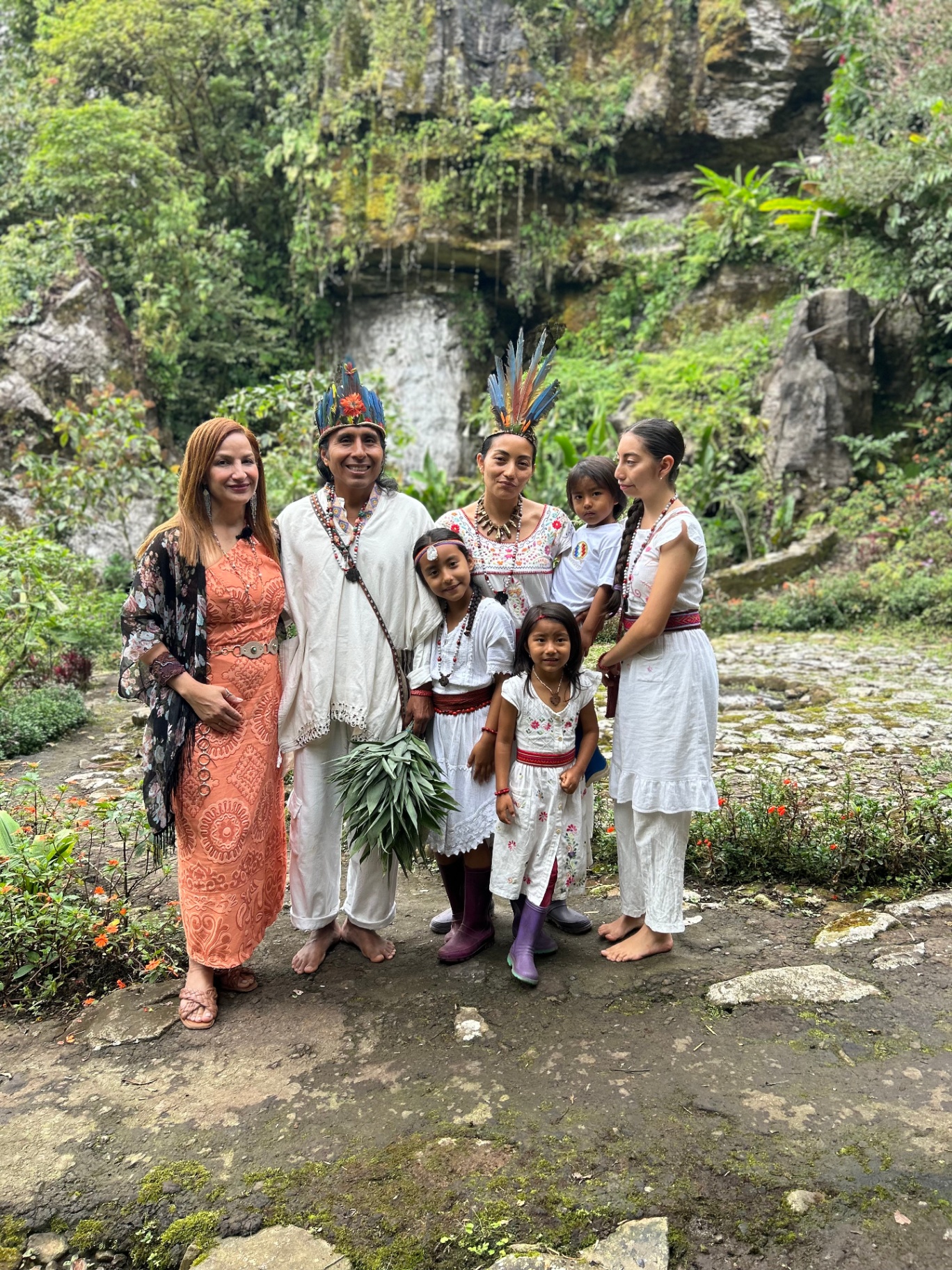 Indigenous ceremony in the highlands